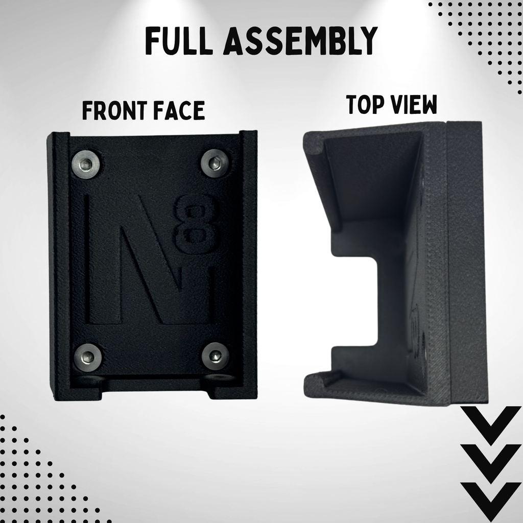 TierCraft Magnetic 3" x 4" (75 x 100mm) Random Orbital Sander Holder Shop Organization