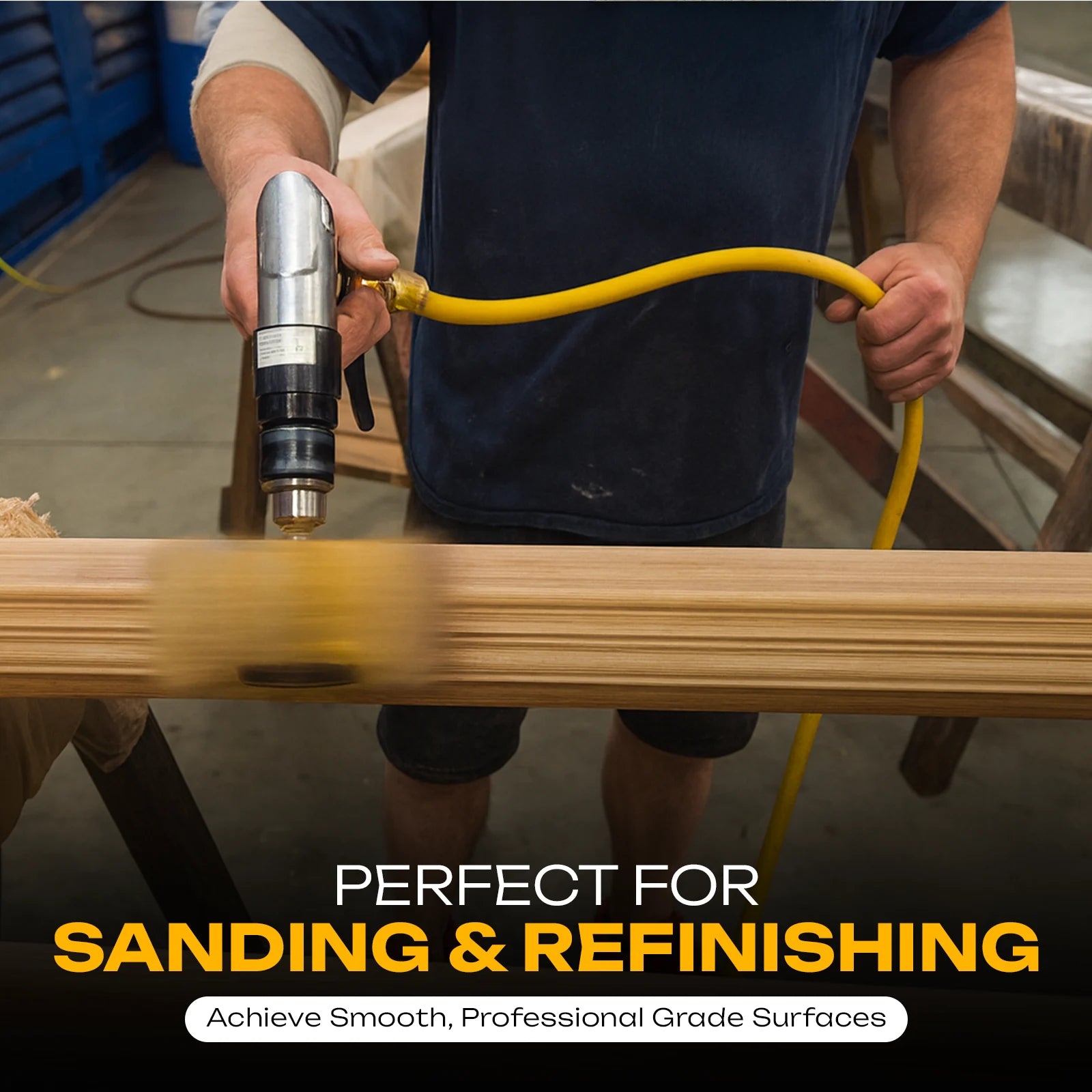 Drill Attached Flap Sanding Wheel Brush Woodworking Varnish Oil Wax Removal