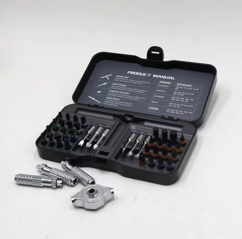 40 in 1 Magnetic Screwdriver Set, Screwdriver Set with 40 PCS Magnetic Bits, Ratcheting Screw Driver with Rotatable Ratchet Handle, Ratchet Screw Driver Kit with Carry Case