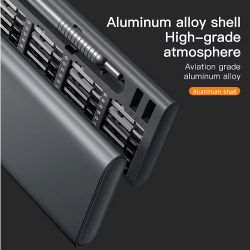 51 in 1 Precision Screwdriver Set, Portable Screwdriver Set with 48 Magnetic Bits, With Aluminum Alloy Case, Torx Hex Screwdriver For Phone, Laptop, PC, Watch, Glasses.